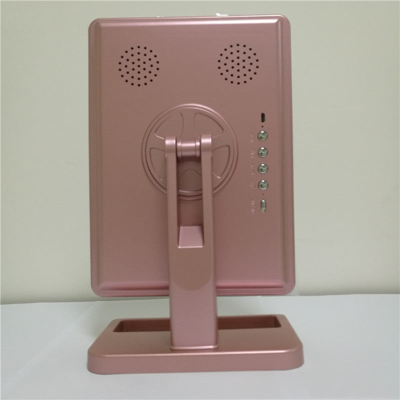Touch Screen LED Makeup Mirror with Bluetooth Speaker & 10X Magnifier