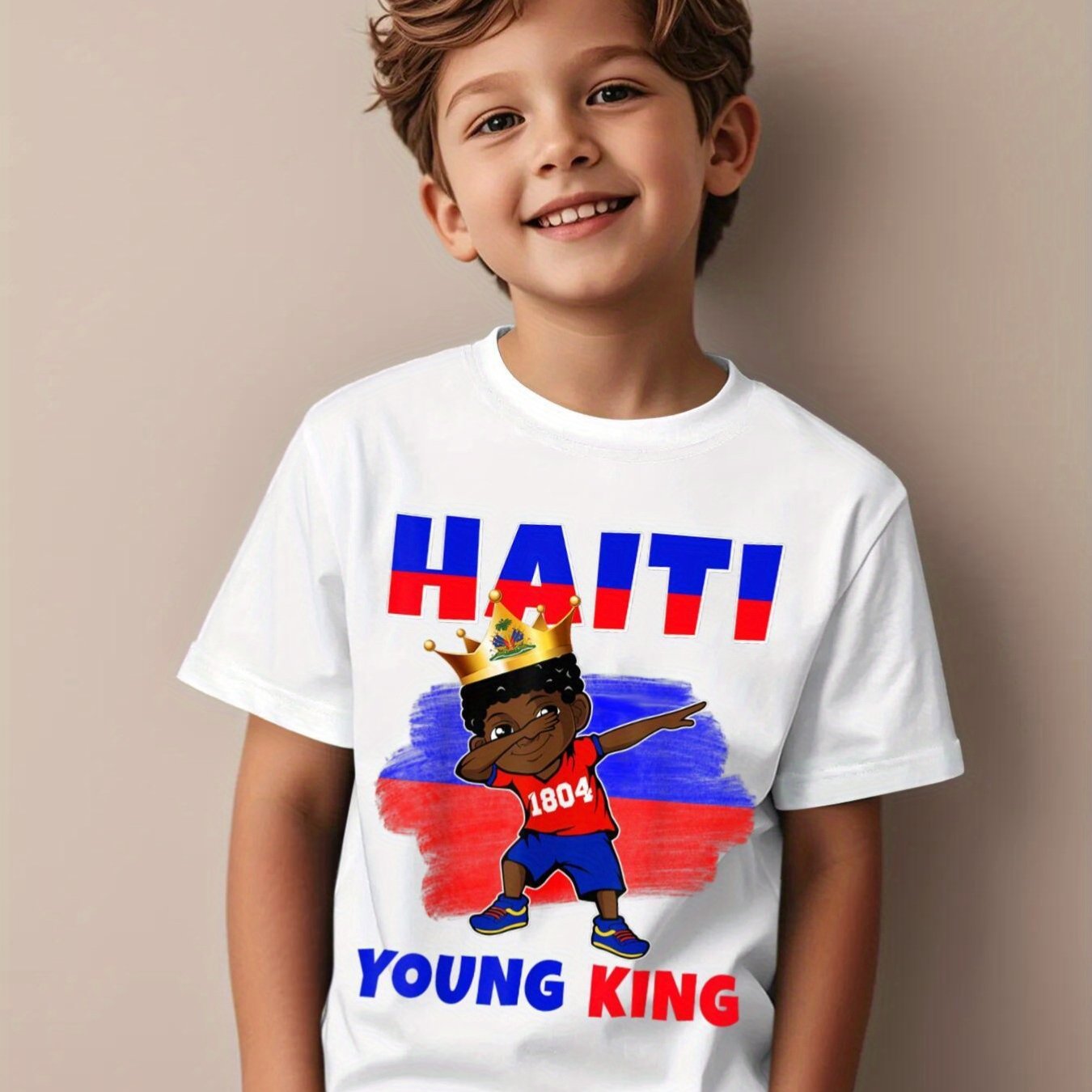 Young King" Haiti Heritage Tee