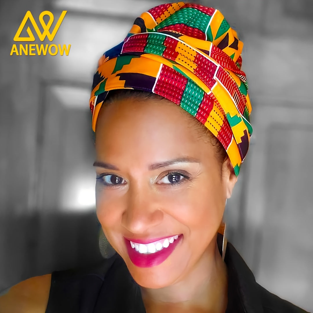 African Print Satin-Lined Turban Hat – Vintage Lace-Up Head Wrap, Soft Beanie Bandana for Women
Product Description: