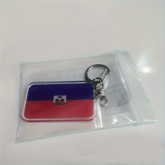 🇭🇹 Haitian Flag Acrylic Keychain