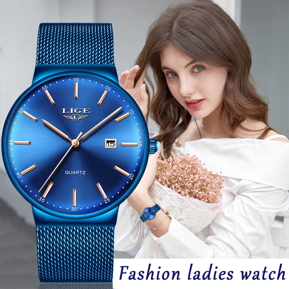 Fashion Luxury Women’s Watch – – Waterproof Casual