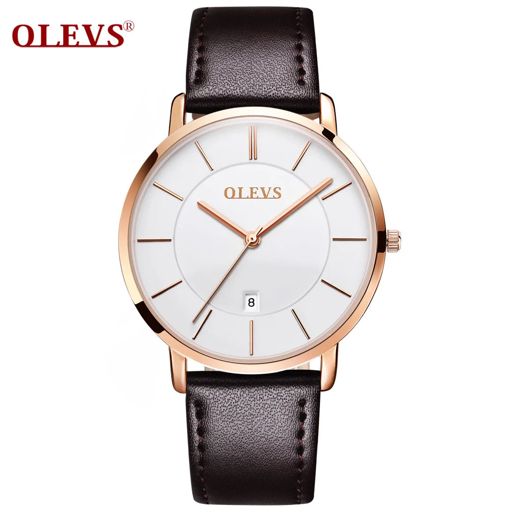 Menโs Quartz Watch โ Ultra-Thin Waterproof Business