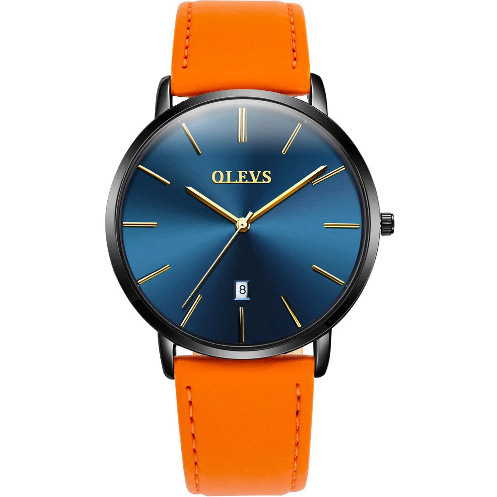 Menโs Quartz Watch โ Ultra-Thin Waterproof Business