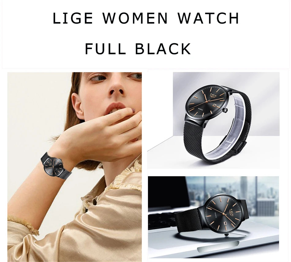 Fashion Luxury Women’s Watch – – Waterproof Casual