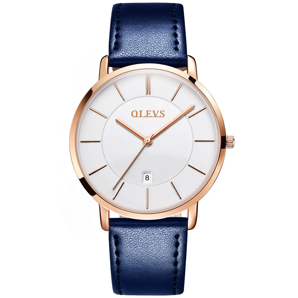 Menโs Quartz Watch โ Ultra-Thin Waterproof Business