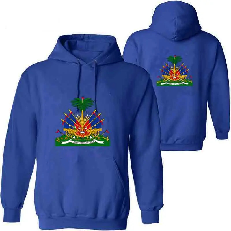 Haiti Flag Sweatshirt β Personalized Name & Number | Men & Youth College Style