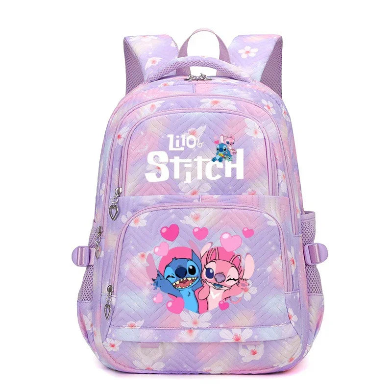 Stitch Backpack β Large Capacity Anime Print Daypack for School, Travel