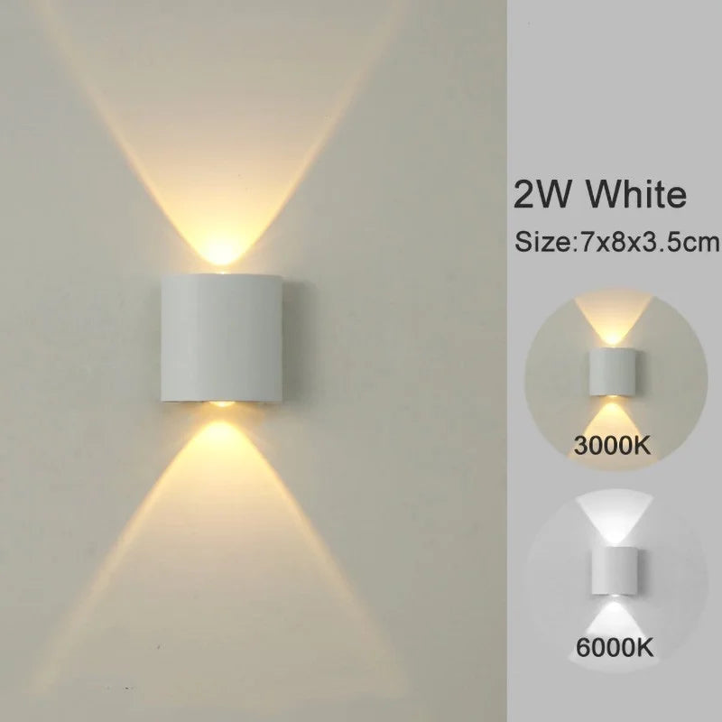 Modern LED Wall Indoor Outdoor Lamp