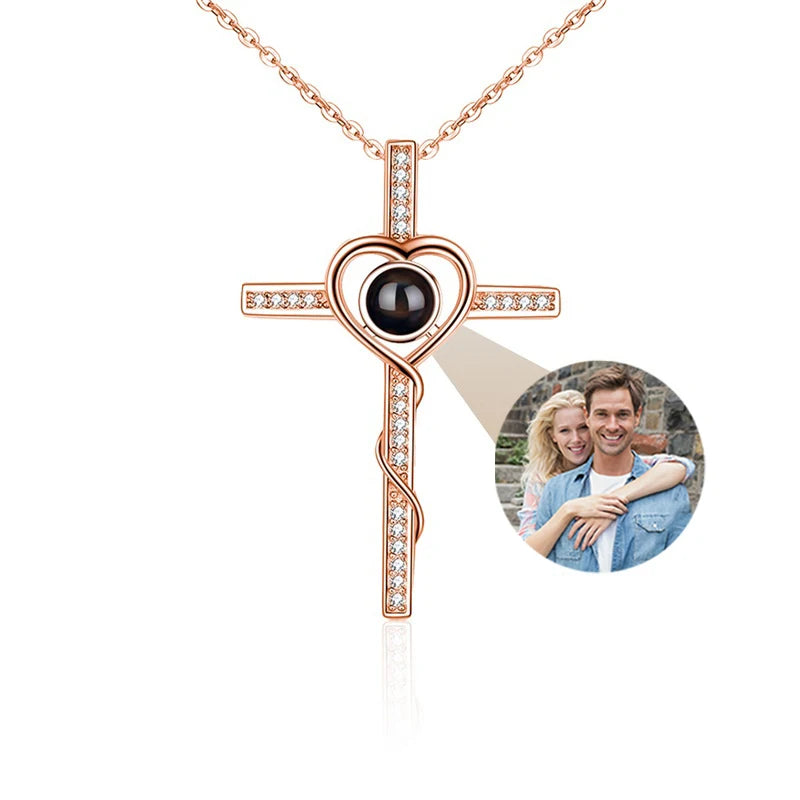 Personalized Photo Projection Necklace