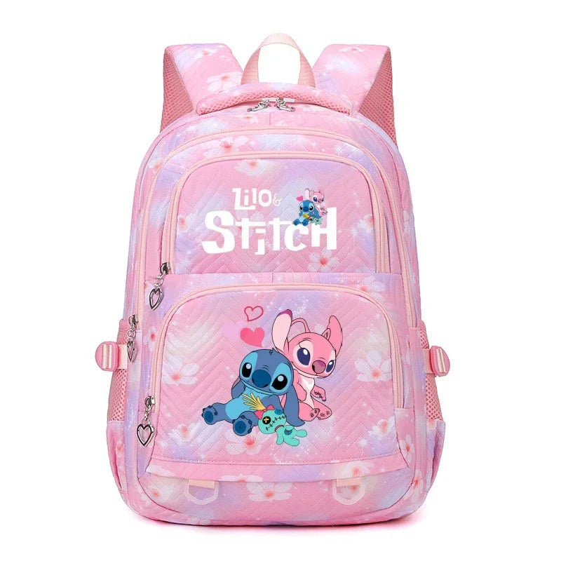 Stitch Backpack β Large Capacity Anime Print Daypack for School, Travel