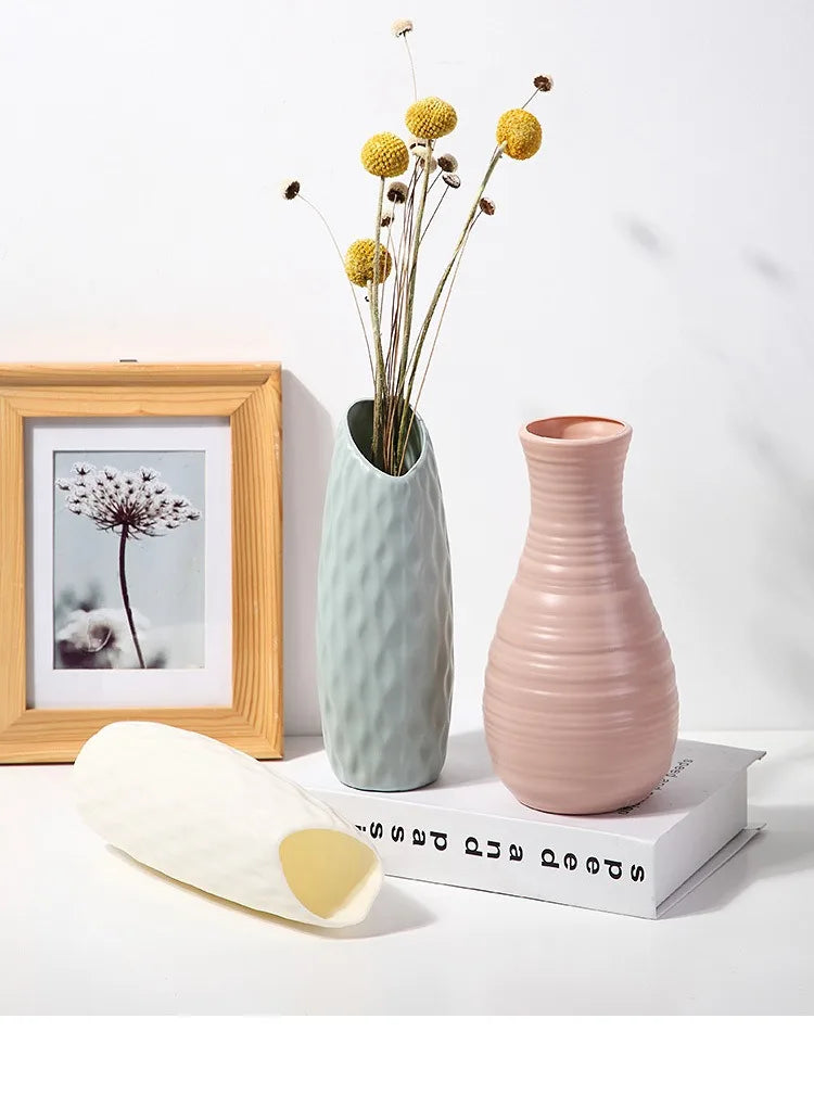 Nordic Plastic Vase Simple Small Fresh Flower