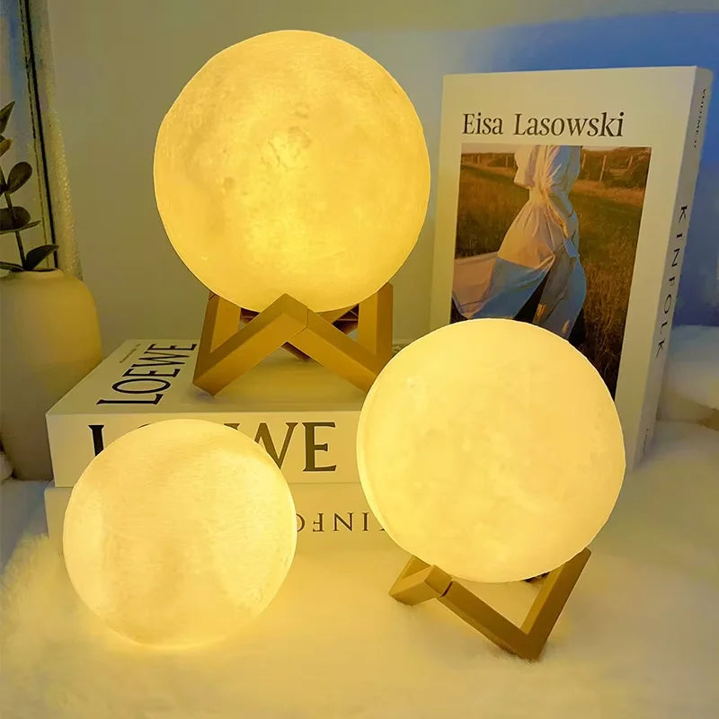 LED Moon Galaxy Night Light