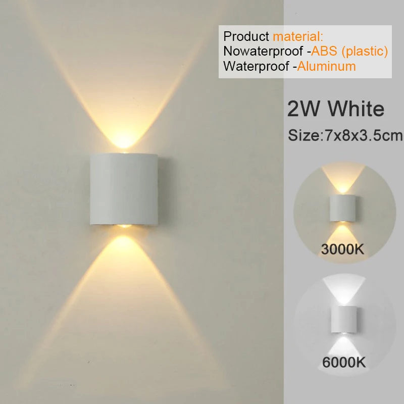 Modern LED Wall Indoor Outdoor Lamp
