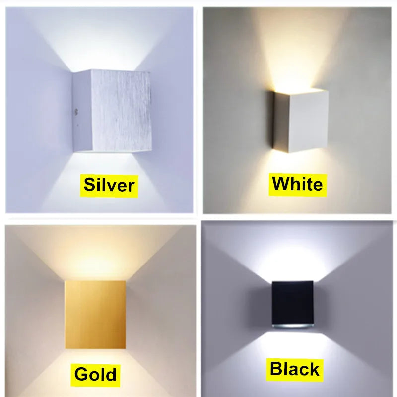Waterproof LED Wall Light โ IP65 Outdoor/Indoor Wall Lamp for Garden, Yard, (AC110V/220V)