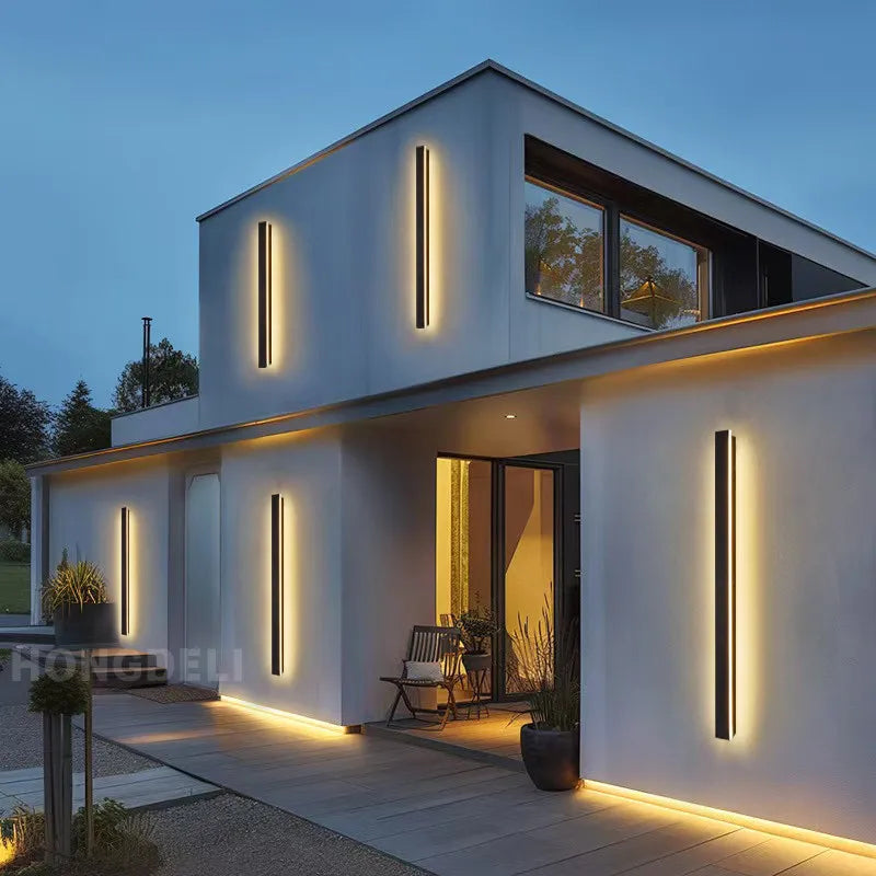Waterproof Outdoor LED Wall Light โ IP65 Modern Aluminum Wall Lamp, Dimmable, 110โ240V