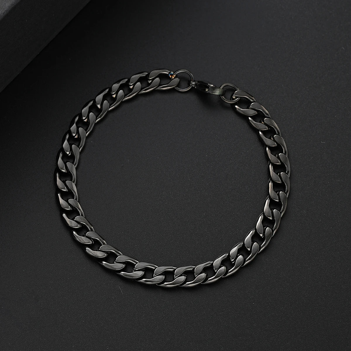3PCS Stainless Steel Jewelry Set – Bracelet, Necklace & Ring | Unisex