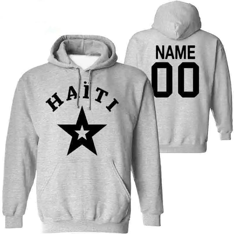 Haiti Flag Sweatshirt β Personalized Name & Number | Men & Youth College Style