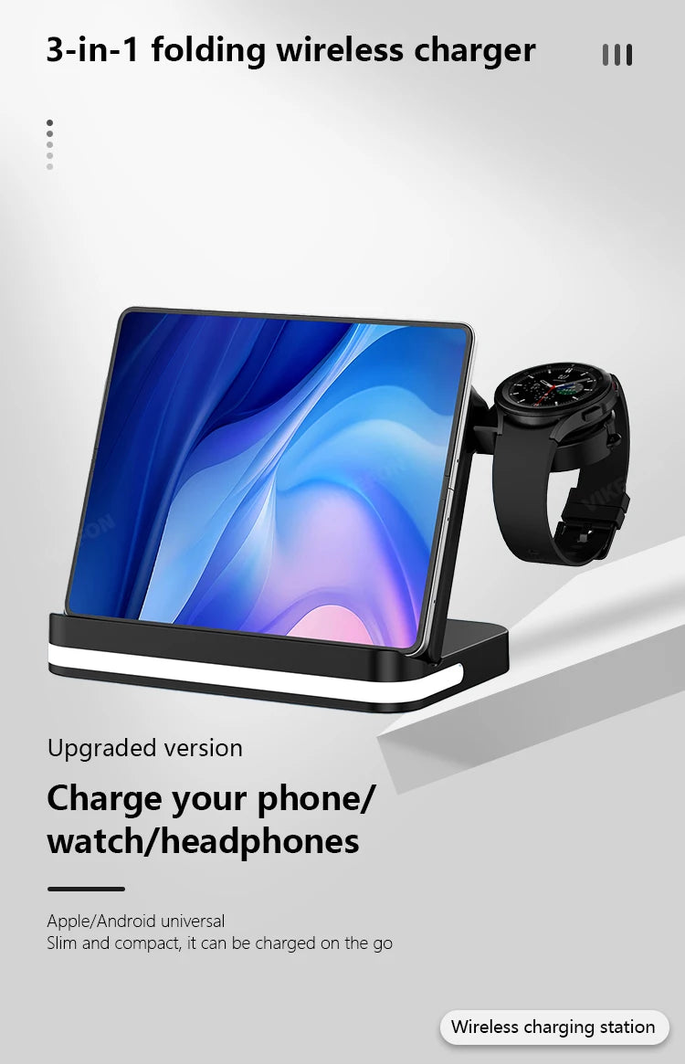 Fast Wireless Charger for iPhone & Samsung