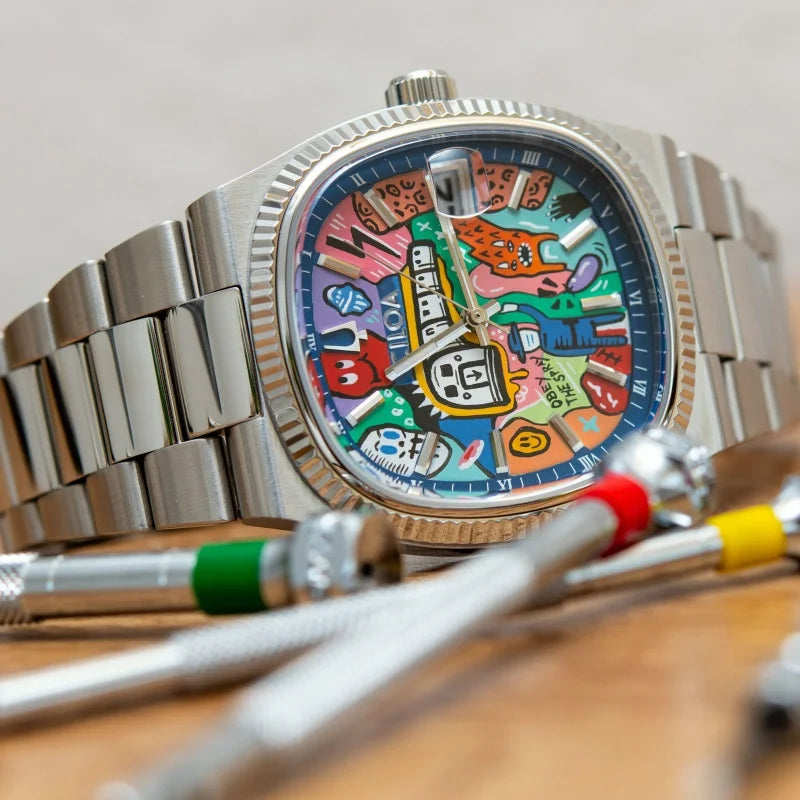 Modernist Square Watch for Men
