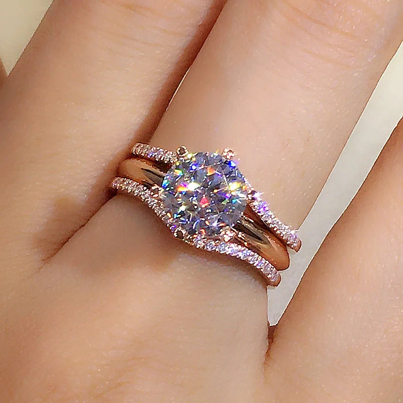 Classic 6-Claw Design Wedding & Engagement Band for Women