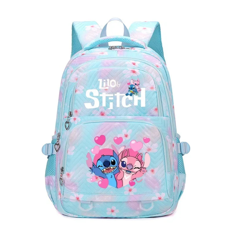 Stitch Backpack β Large Capacity Anime Print Daypack for School, Travel