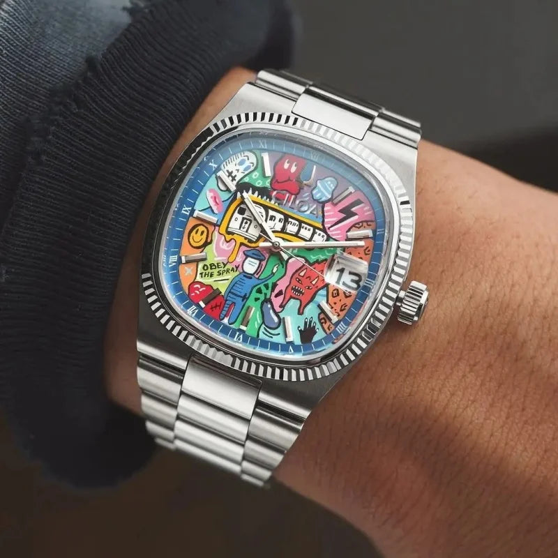 Modernist Square Watch for Men