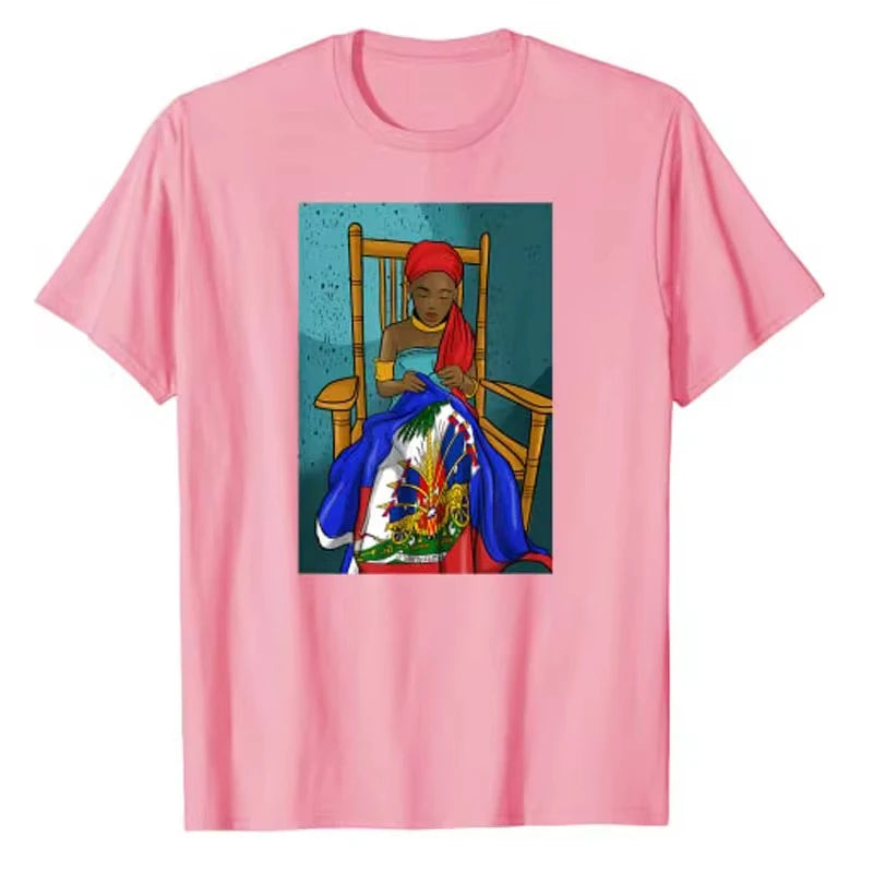 Haitian Pride Wap Konn Joj men T-Shirt Flag Day