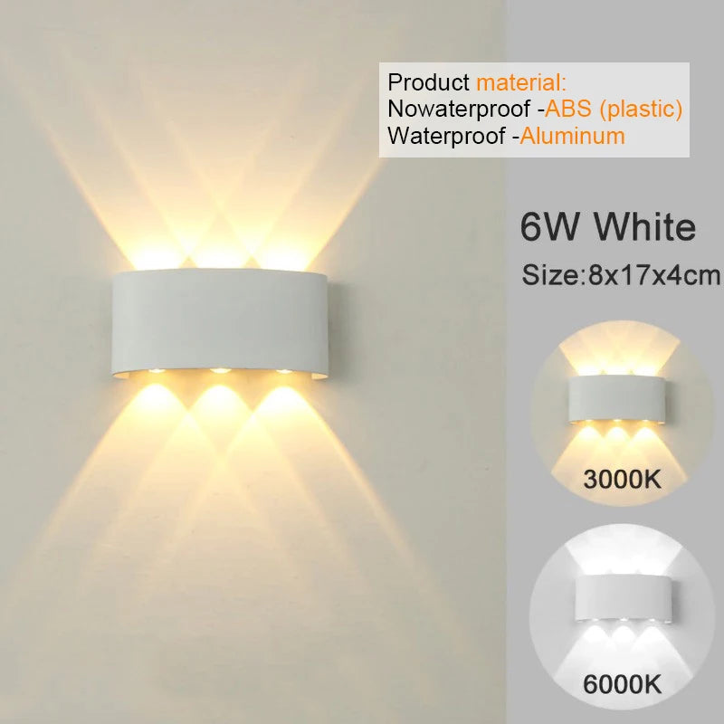 Modern LED Wall Indoor Outdoor Lamp