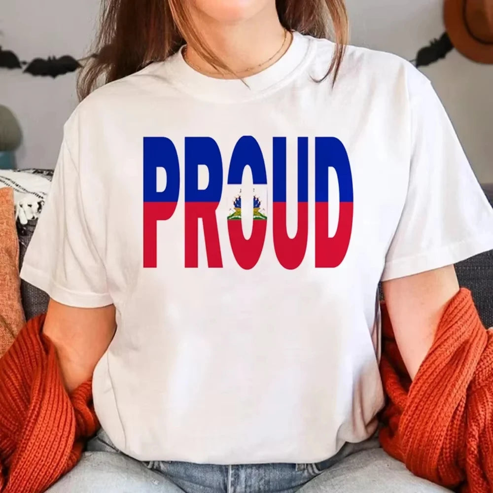Haiti T-Shirt – Bold, Fun & Aesthetic Streetwear for Women