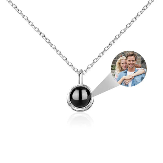 Personalized Photo Projection Necklace