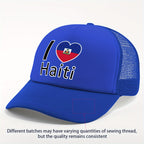 Show your pride in style with the “I Love Haiti” Patriotic Trucker