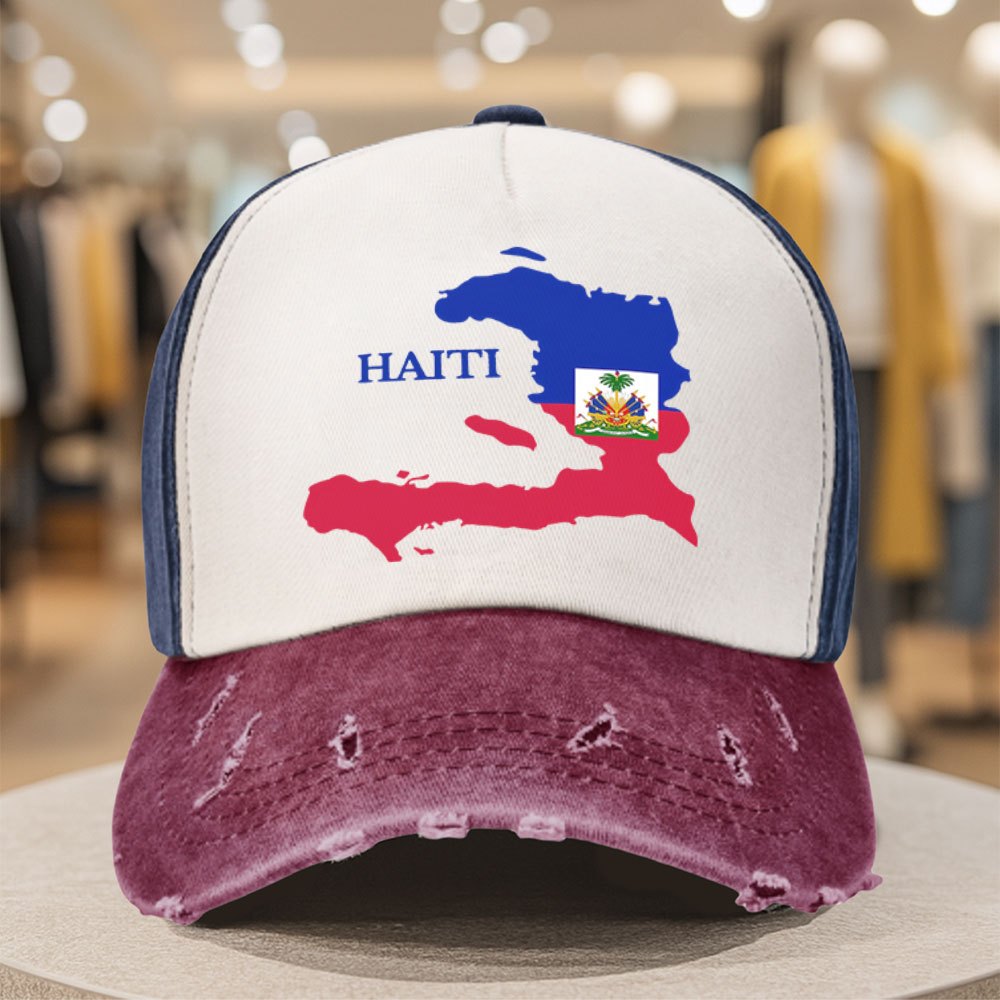 Haitian Pride Heritage Cap