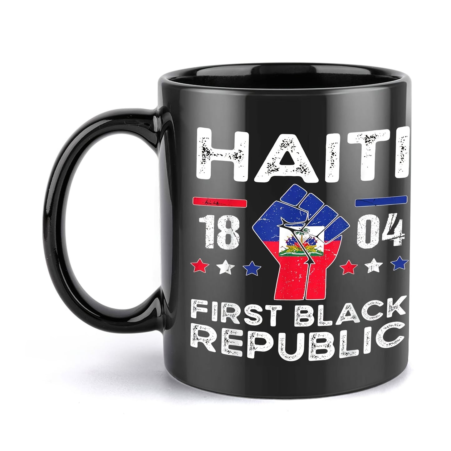 Haiti Flag Ceramic Mug