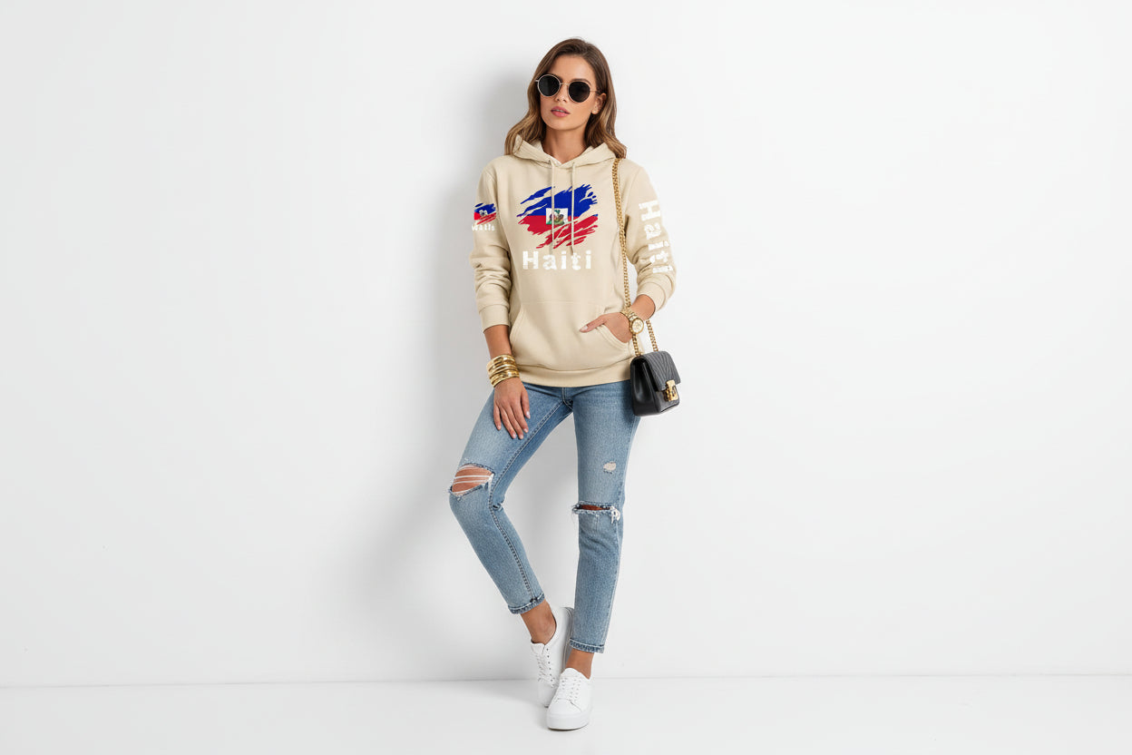 Haiti Heritage Full-Zip Graphic Hoodie