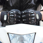 Unisex Four-Season Touchscreen Gloves - Breathable Motorcycle & Cycling Gloves