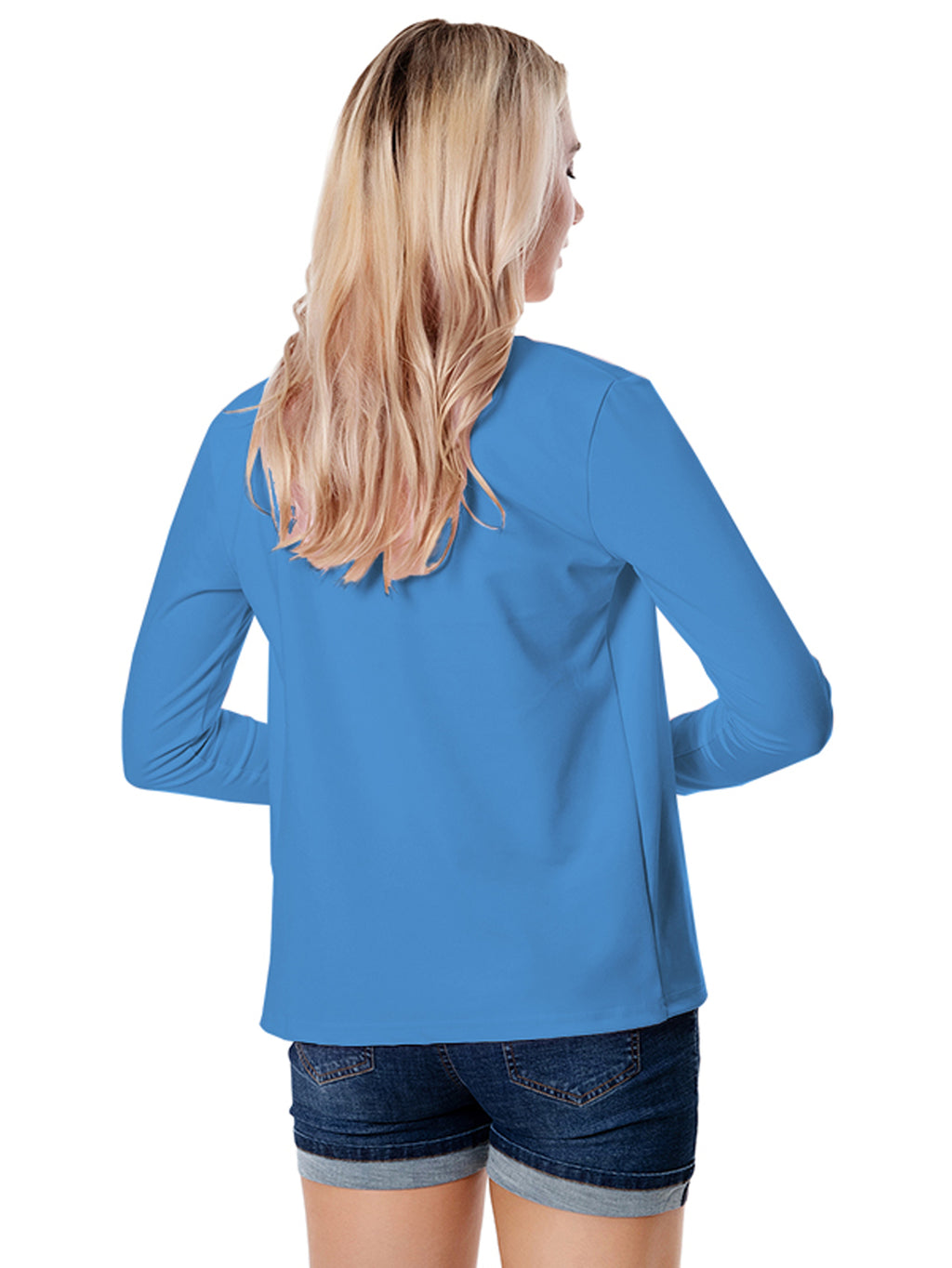 Women's Elegant Open-Front Long Sleeve Cardigan