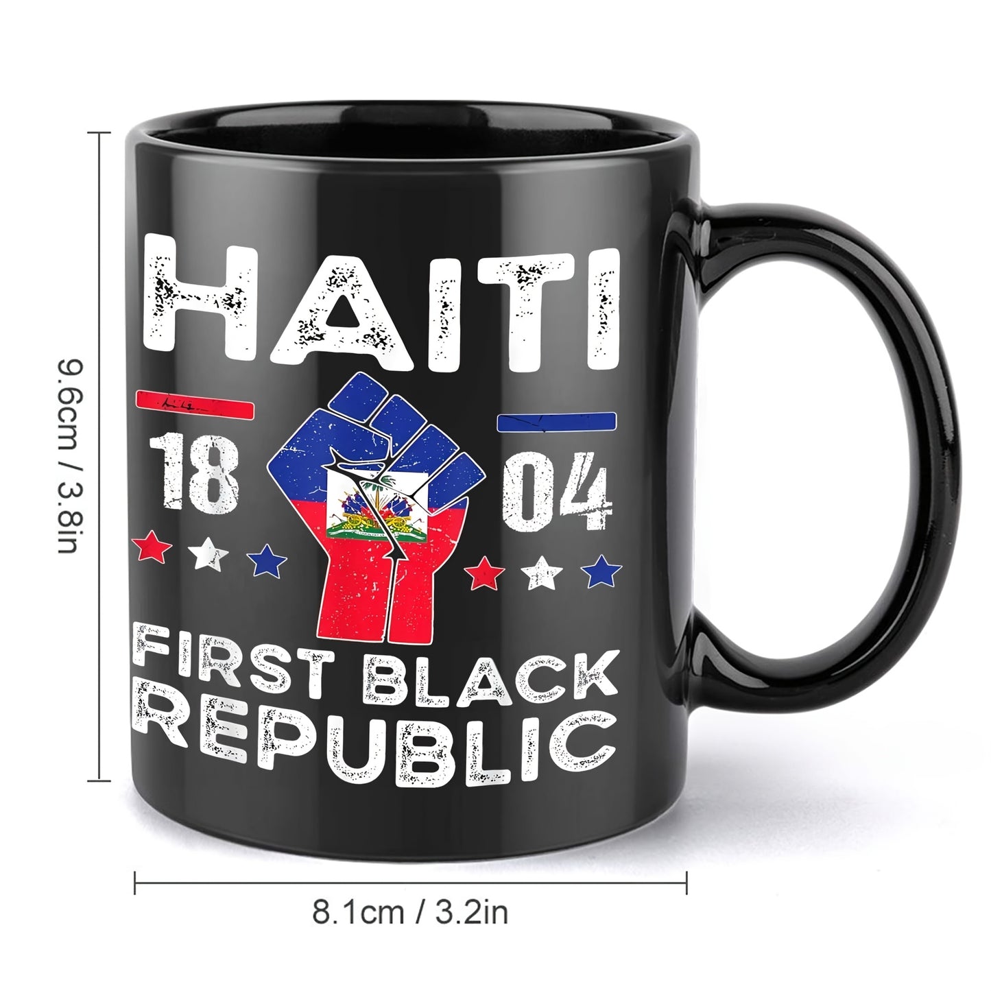 Haiti Flag Ceramic Mug