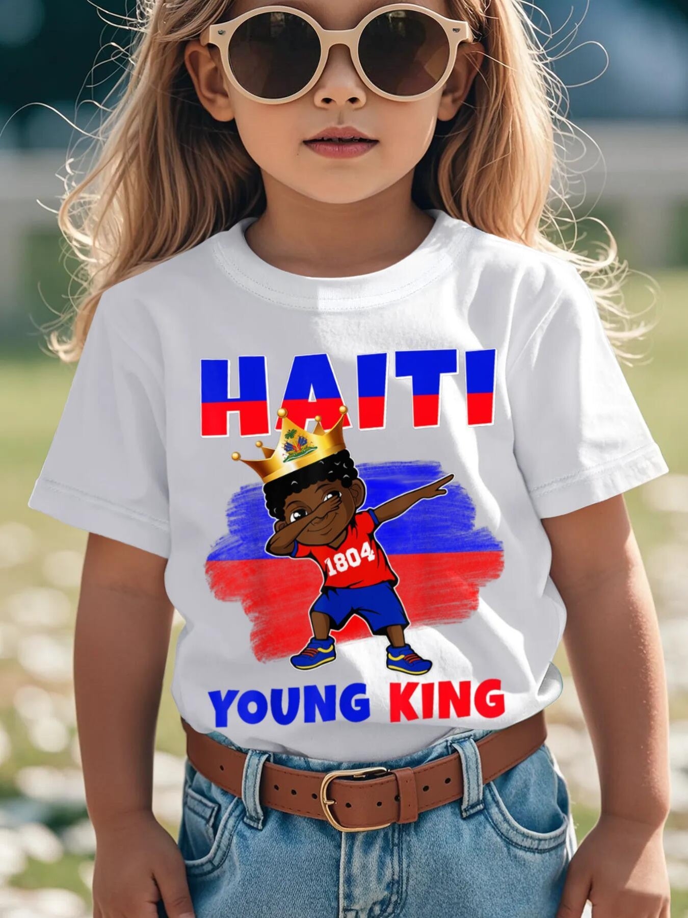 Young King" Haiti Heritage Tee