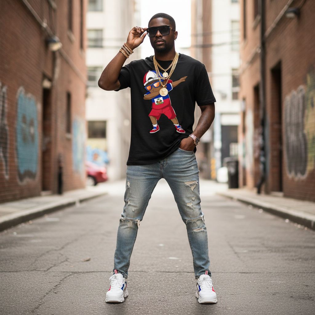 Men's Haitian Roots Graphic T-Shirt