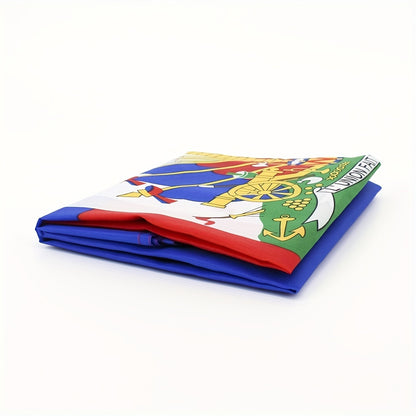 Haitian National Flag – 90×150cm (3×5 ft) Outdoor Banner for Yard, Holidays & Party Decorations