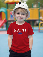 Boys' Haiti Graphic Cotton T-Shirt