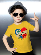Haiti Youngsters' Casual Short-Sleeve T-Shirt - Round Neck, Summer Ready