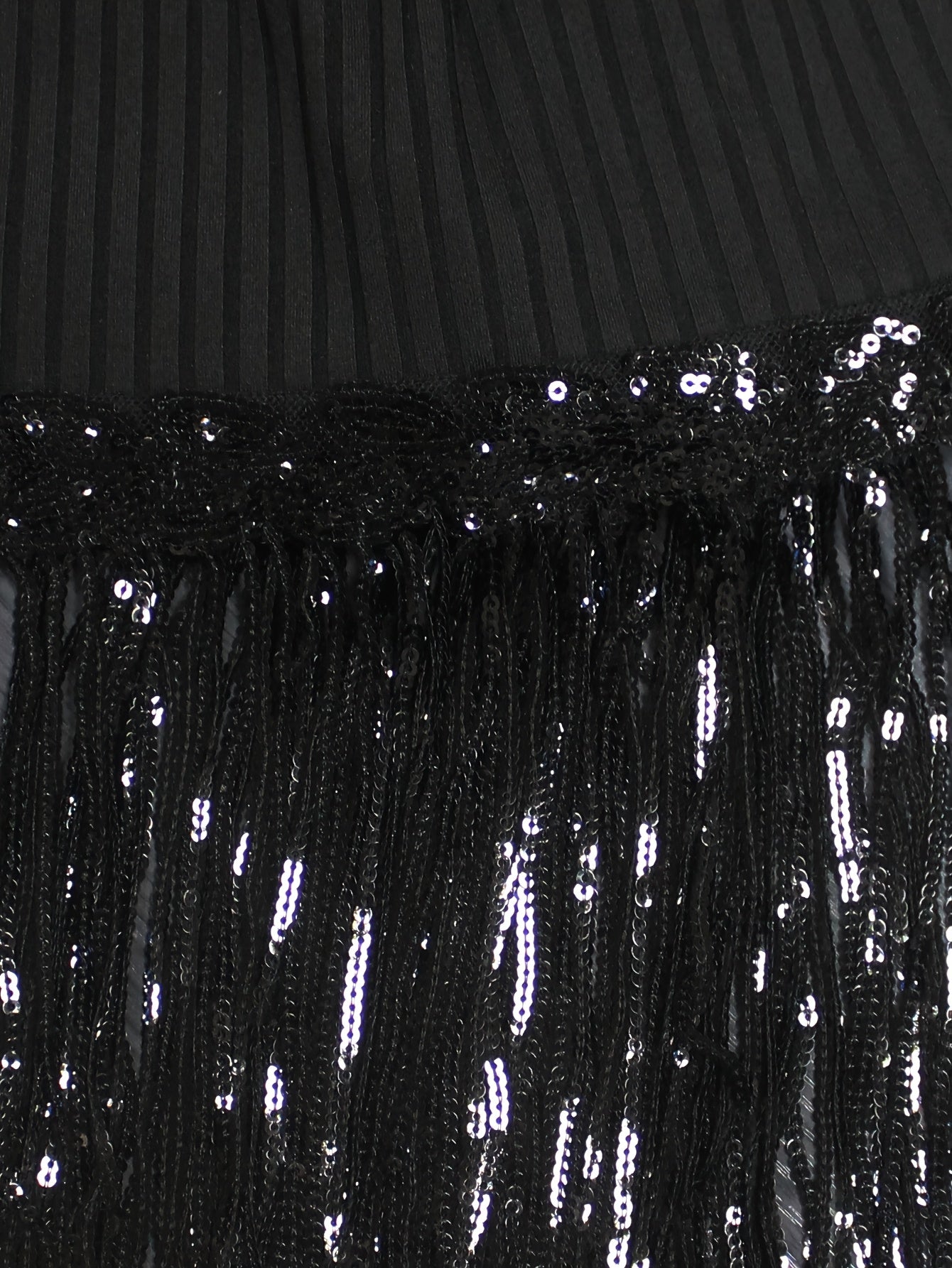 Bat Sleeve Plus Size Tights Tassel Dress