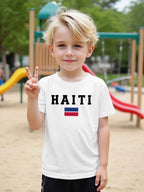 Boys' Haiti Graphic Cotton T-Shirt