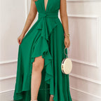 Royal Blue Elegant Maxi Dress