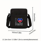 I Love Haiti” Fisherman Hat & Crossbody Bag Set