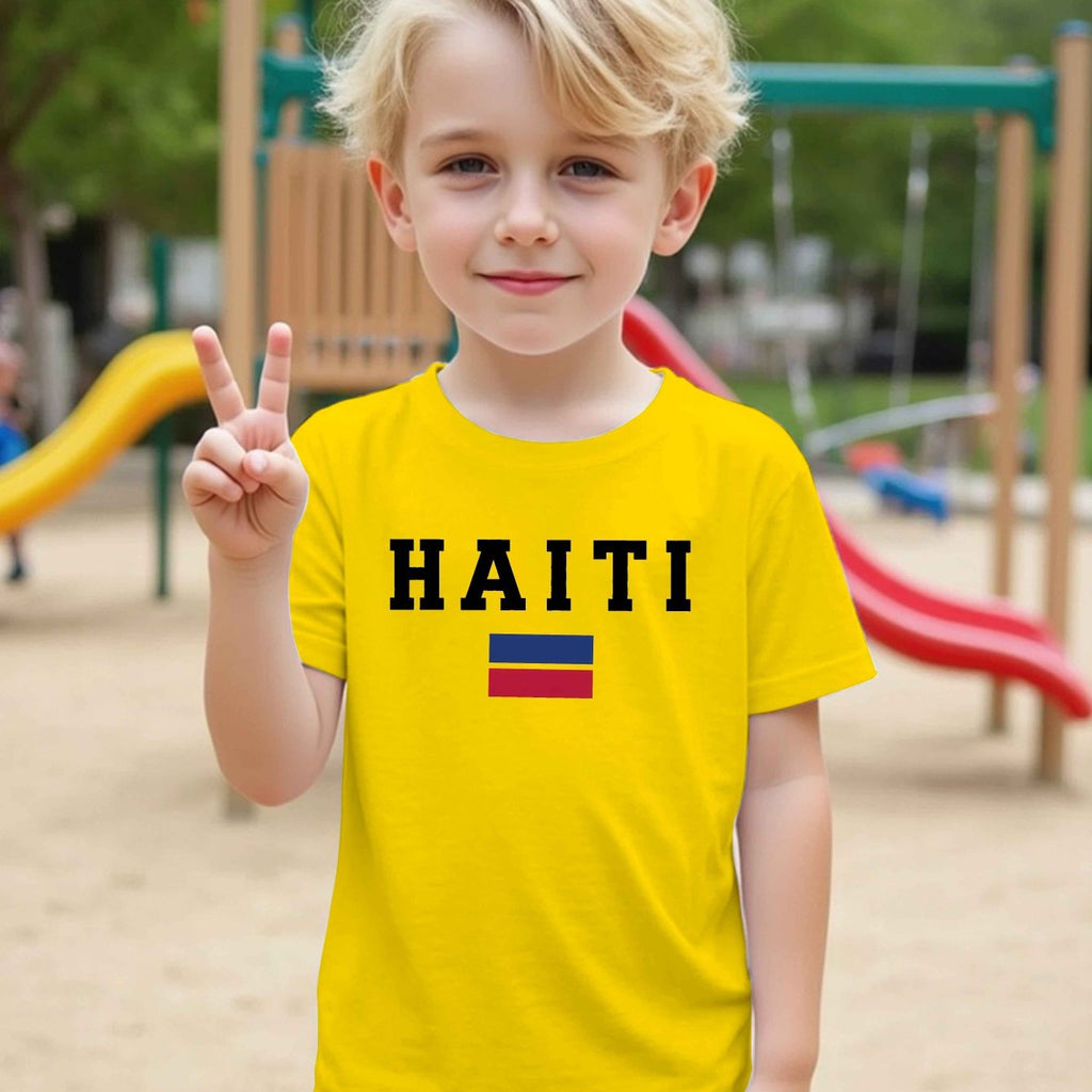 Boys' Haiti Graphic Cotton T-Shirt