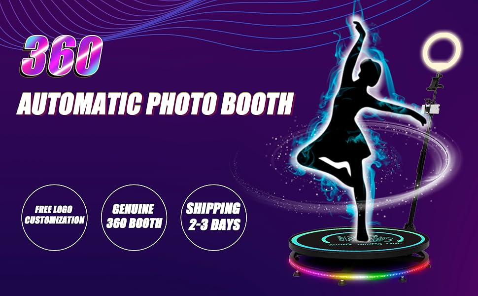 SpinShot Pro 360 Photo Booth – Automatic Rotating Camera with APP Control