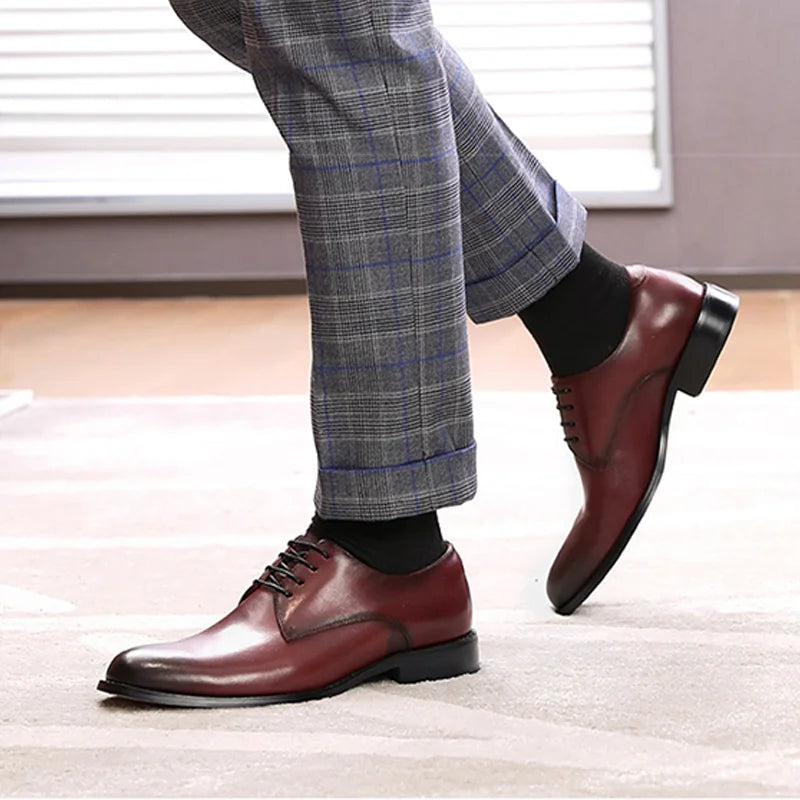 Genuine Leather Derby Shoes