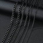 Unisex Stainless Steel Cuban